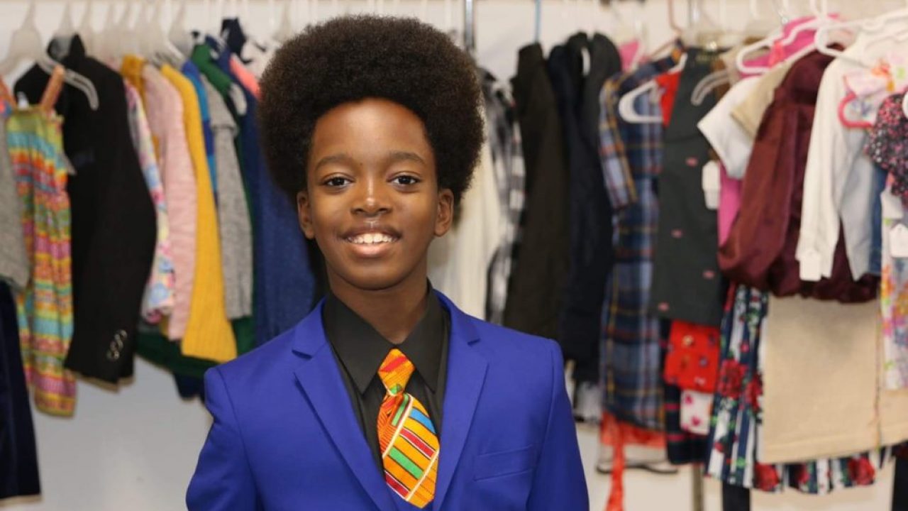 11 Year Old Entrepreneur Opens Obocho S Closet Thrift Store In Brooklyn