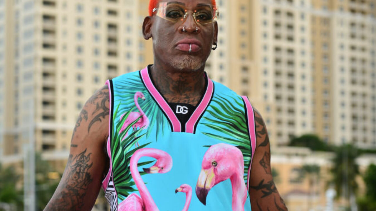 Dennis Rodman Wore A Skirt At A Pride Month Event Appearance, And Some  People Are Outraged