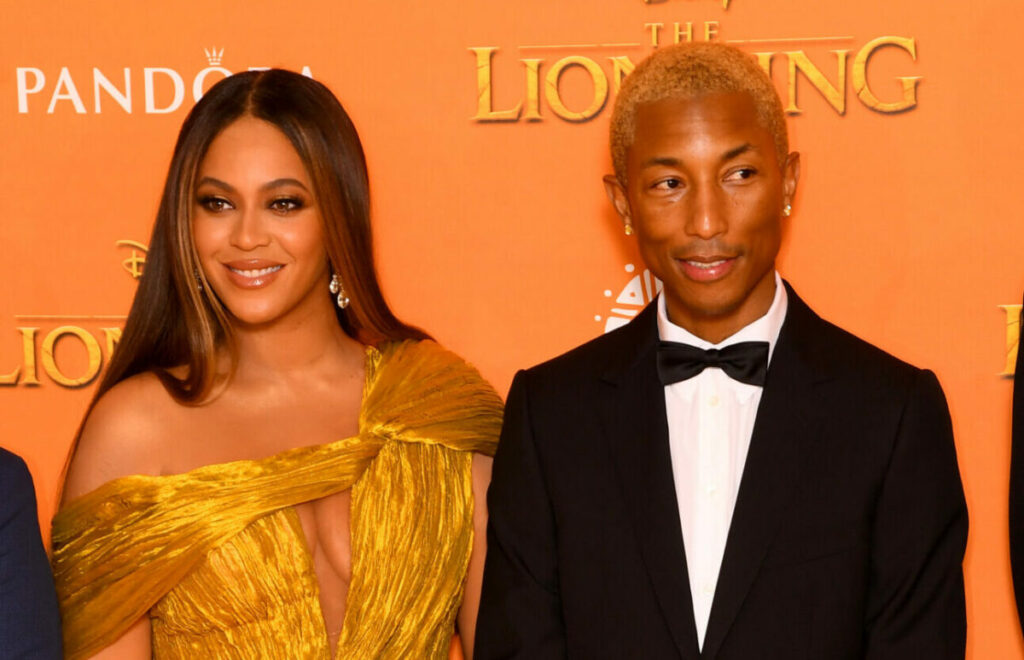 Pharrell Williams Creates Custom Louis Vuitton Looks for Beyoncé