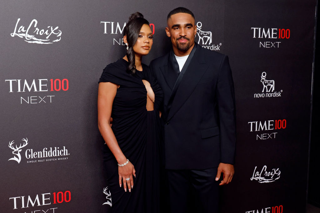 NFL Star Jalen Hurts Brings Girlfriend, Bry Burrows, To Time100 Next Gala