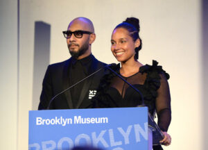 Alicia Keys and Swizz Beatz present art collection at Brooklyn Museum, celebrating creative expression.