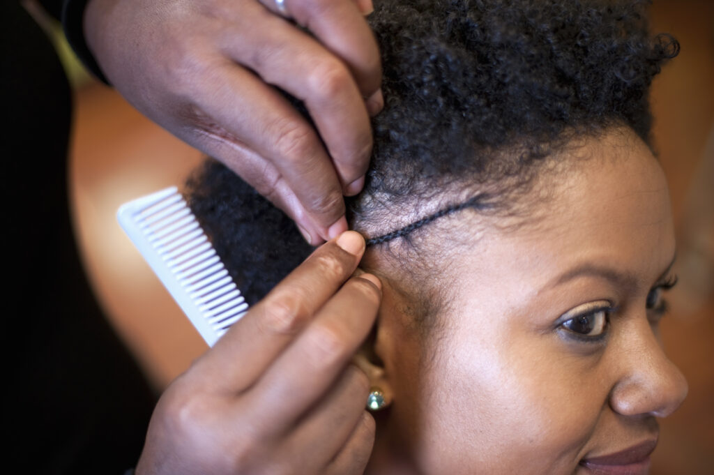 Katossa Glover opens first Black woman-owned full-service salon in North Carolina mall.