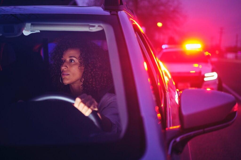 Police in California must by law reveal reason for traffic stops.