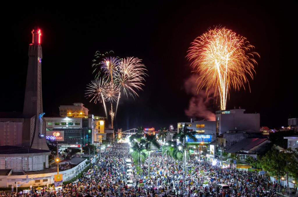 People around the world celebrate the new year with fireworks, parties, and special traditions.