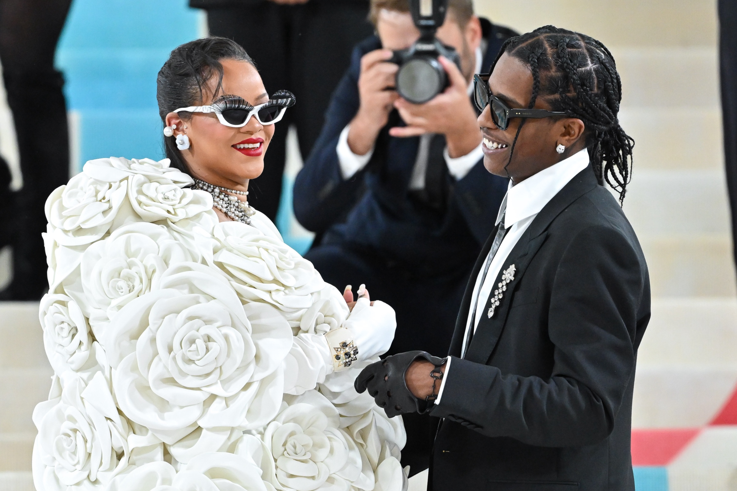 Rhianna Puts Baby's Dad A$AP Rocky To Work Promoting New 'Baby Mom' Lip ...