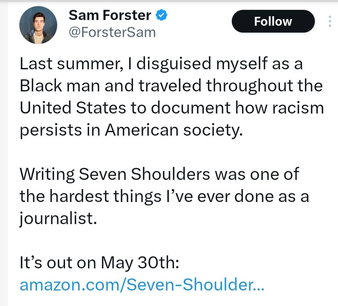 Sam Forster, Canadian, white man