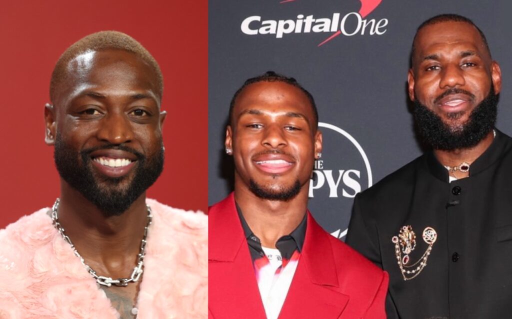 Dwyane Wade Acknowledges LeBron And Bronny James Fulfilling Dream Team-Up