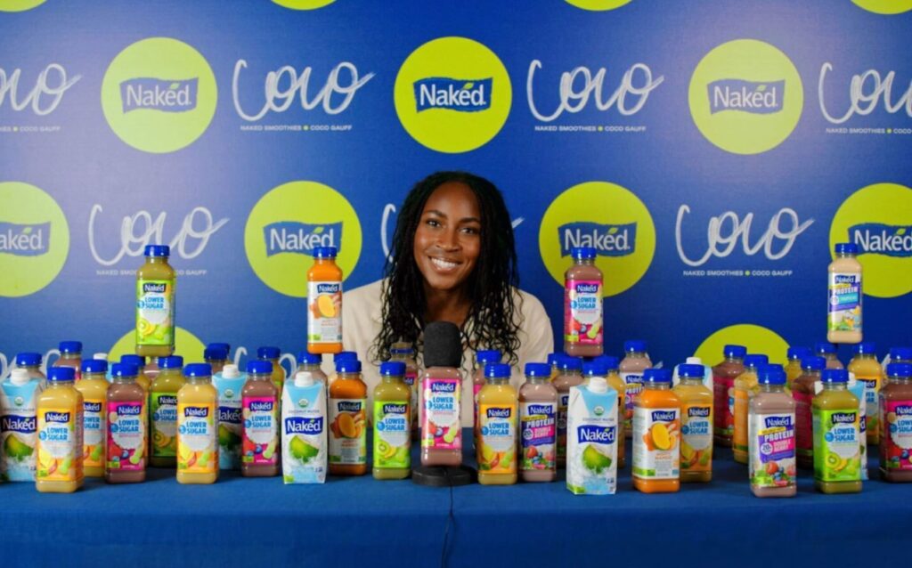 Tennis Superstar Coco Gauff Joins Naked Brand As Its First Chief Smoothie Officer